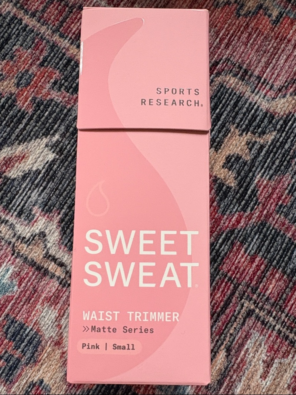 Sports Research Sweet Sweat Waist Trimmer - Pink small